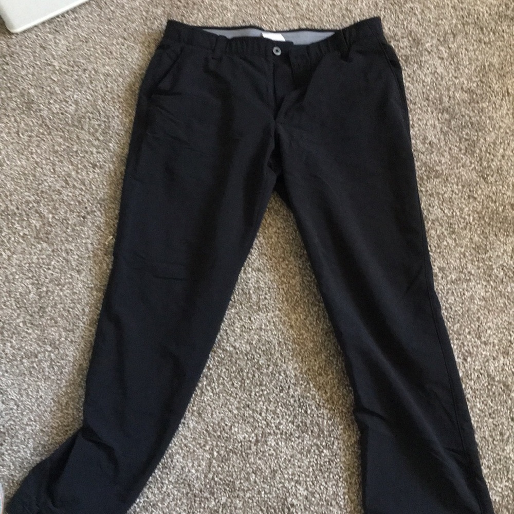 Black under armor dress pants